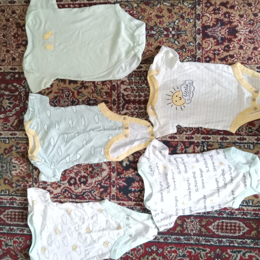Kids One Piece Set - Yellow and White